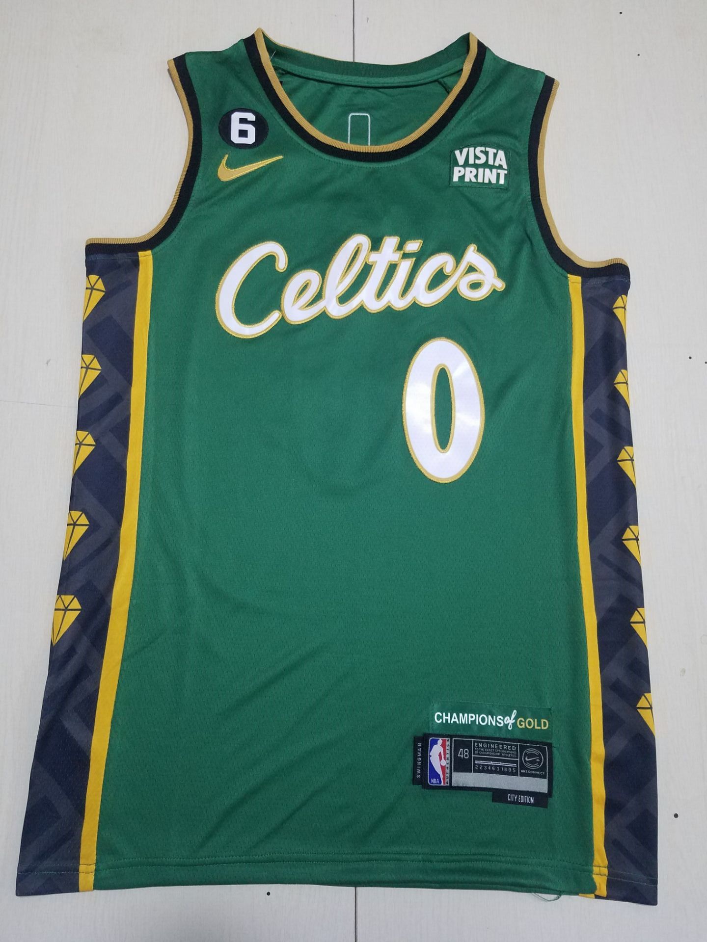 Men Boston Celtics #0 Tatum Green City Edition 2022 Nike NBA Jersey